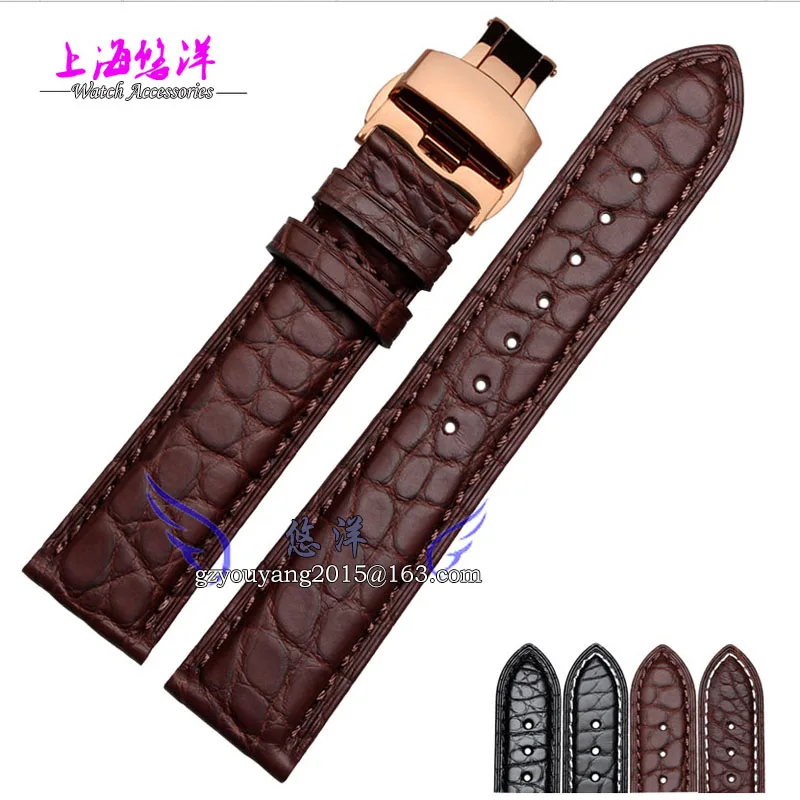 Alligator leather strap Available T41 bao qi lai Ed mar series wings 20 mm