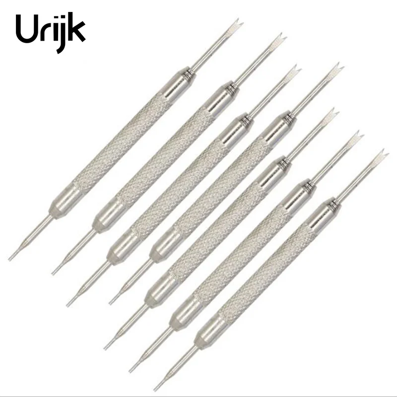 

Urijk Repair Tools Metal Silver Multifunctional Watch Band Opener Strap Replace Spring Bar Connecting Pin Remover Tool Opener