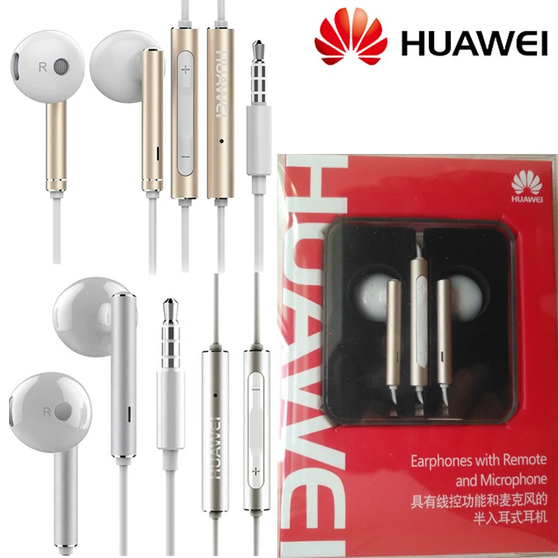 

2018 Original new Huawei Honor AM116 In-Ear earphone with Mic Remote 3.5mm headset for Smartphones for xiaomi smartphone