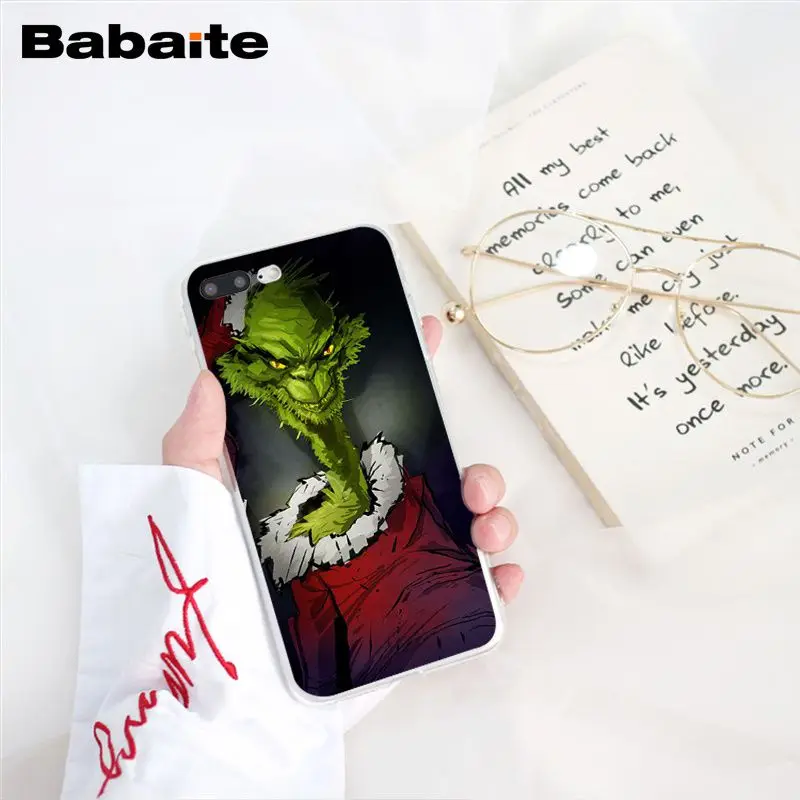 Babaite How the Green ofMonster Grinch палантин чехол для телефона с рождественским рисунком для iphone 11 Pro 11Pro Max X XS MAX 6 6S 7 8Plus 5 5S XR - Цвет: A13