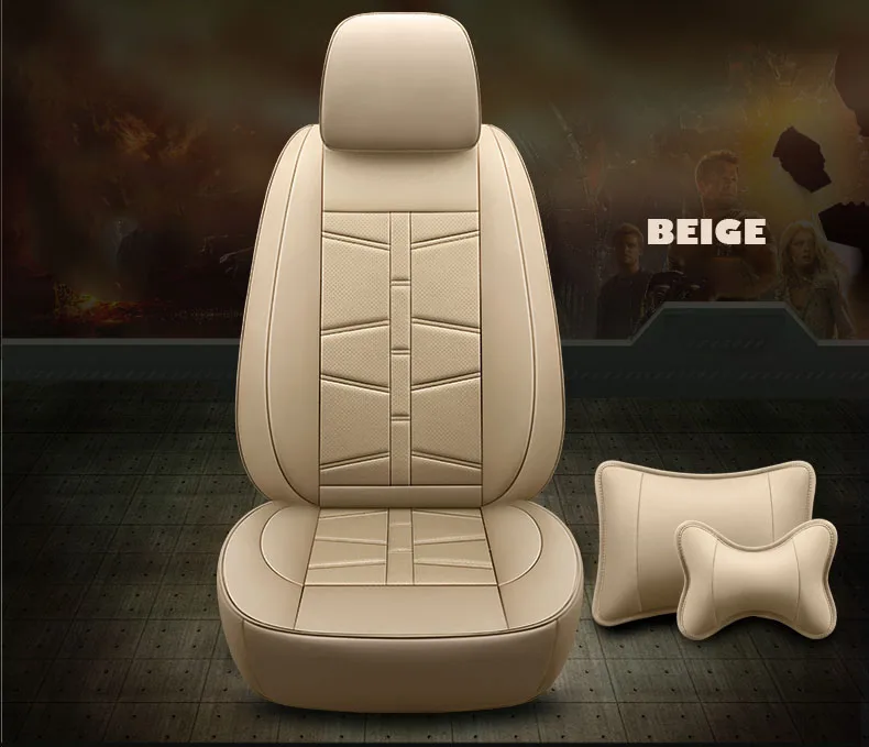  custom car seat cover leather for auto Mitsubishi Outlander Pajero Sport Grandis Car Seat Cushion c
