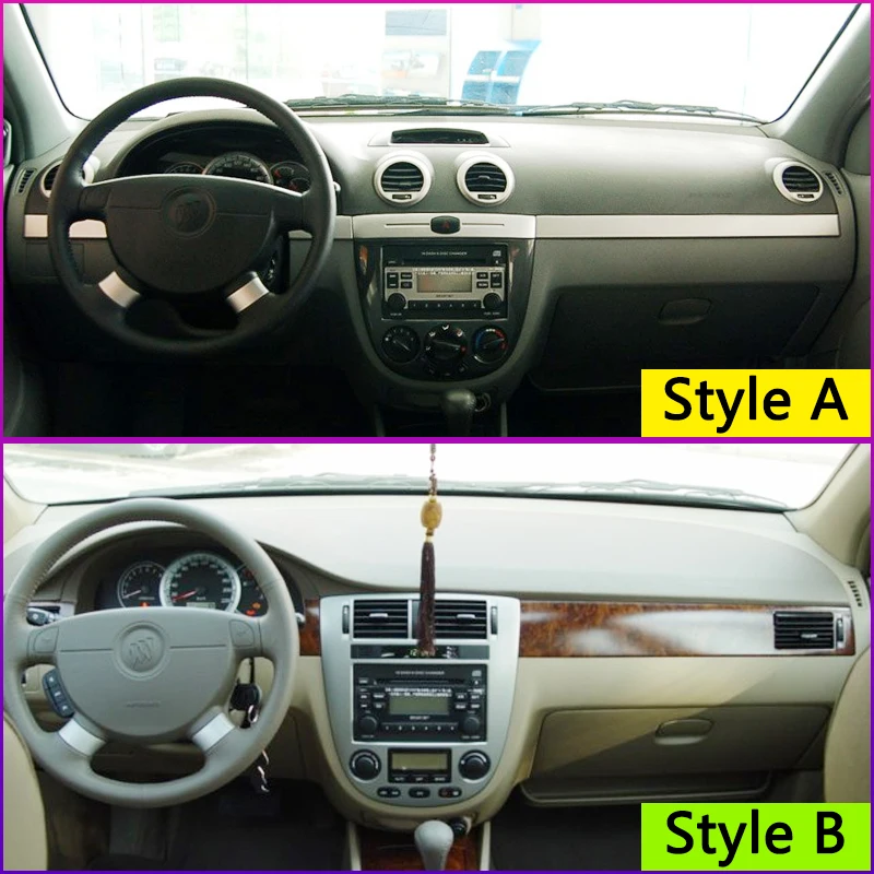 para Chevrolet Lacetti Optra para Daewoo Nubira para Suzuki Forenza para Holden Viva Tapete Antiderrapante Dashboard Capa Almofada Acessórios 4 High Quality Automóveis e motos