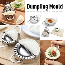 Stainless Steel Dumpling Molds Kitchen Dough Press Dumpling Pie Ravioli Mould Cooking Pastry Chinese Food Jiaozi Maker Tools