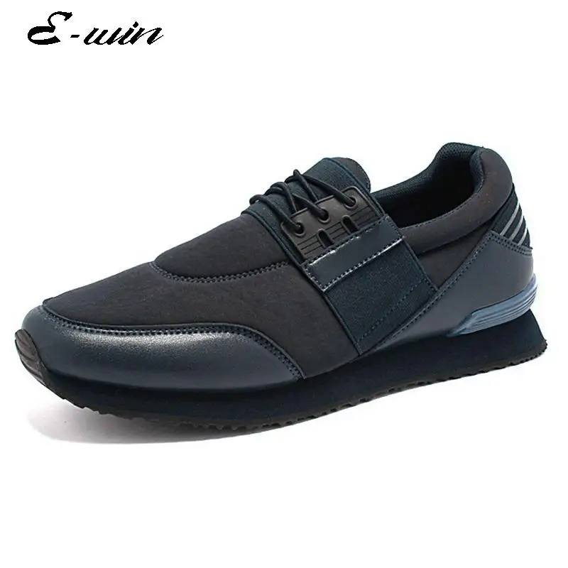 2016 Men Fashion Casual Sneakers Lace Up Round Toe Man Leisure Shoes Comfortable Breathable Soft Flats Size 39-44