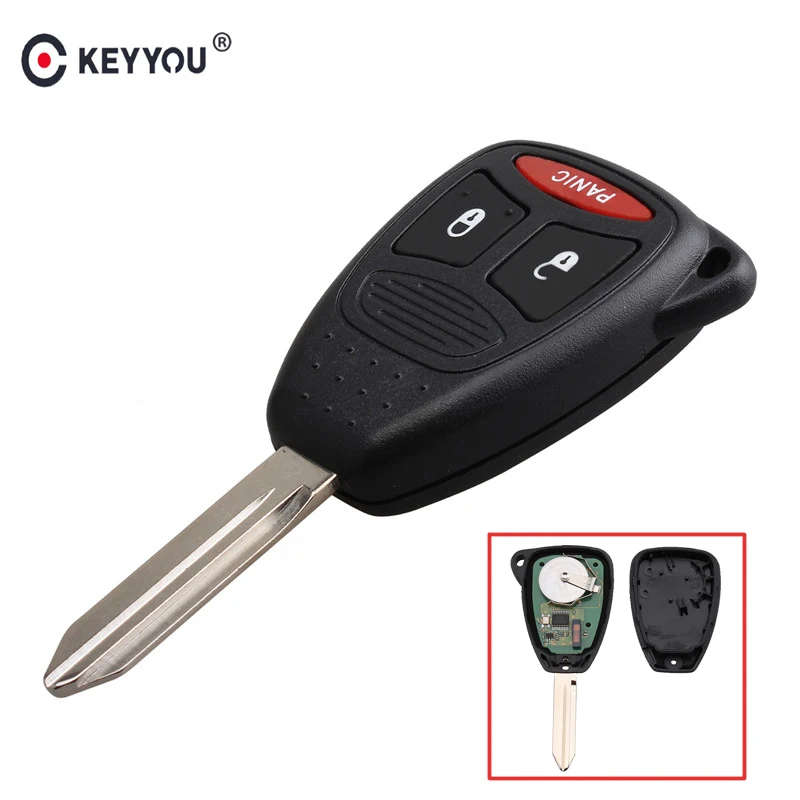 KEYYOU 3 Buttons Remote Key Car Key Fob 315 MHz FCCIDKOBDT04A For