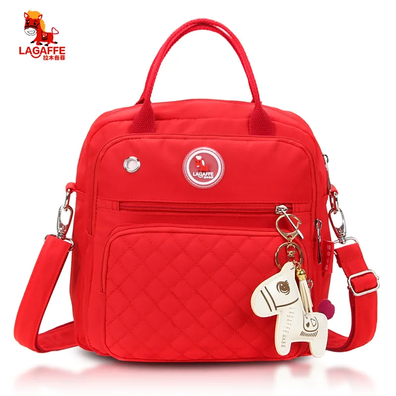 LAGAFFE сумка для подгузников, рюкзак большой емкости, водонепроницаемая сумка для кормления ребенка, сумка для беременных, сумка для ухода за ребенком, Прямая поставка - Цвет: Красный
