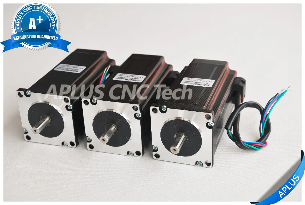 

3 PCS NEMA 23 Stepper Motor, 396oz-in 112mm 4.2A, 1.8degree, 4wires
