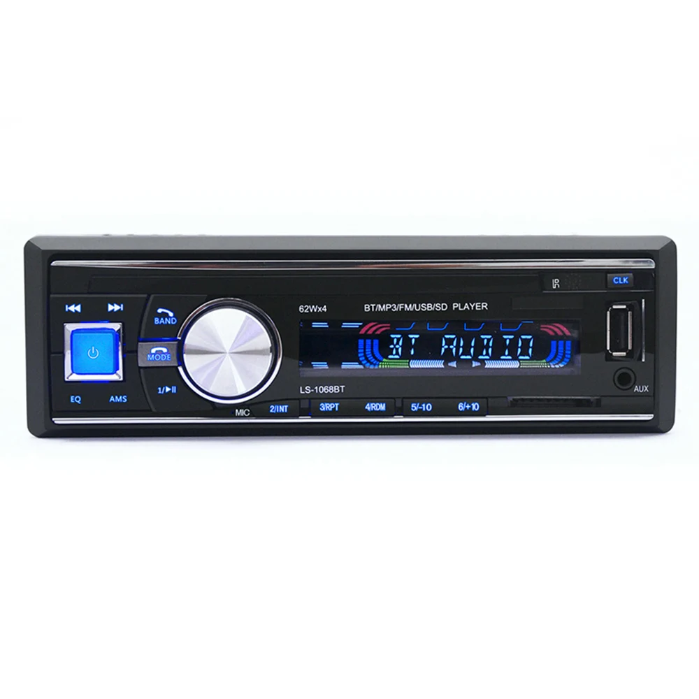 new MP3 Player FM Car Radio Stereo Audio Music USB SD Digital Microphone Bluetooth with In Dash Slot AUX Input