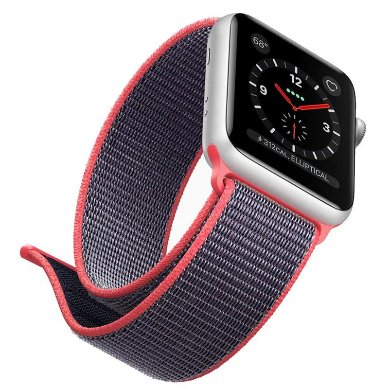 

for Apple Watch Sport Loop Band 38mm 42mm Lightweight Breathable Nylon Replacement Strap for Apple Watch iWatch Series 1 2 3