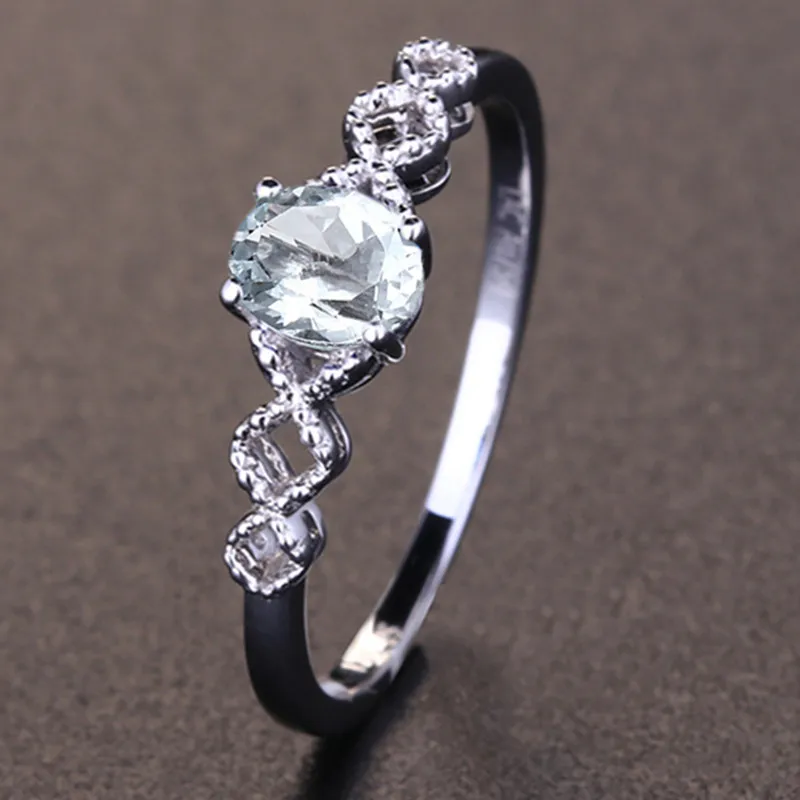 Solid 10k White Gold 5x7mm Oval Natural Aquamarine Engagment Wedding Ring for Women Fine Jewelry Classic Millgrain
Solid 10k White Gold 5x7mm Oval Natural Aquamarine Engagment Wedding Ring for Women Fine Jewelry Classic Millgrain