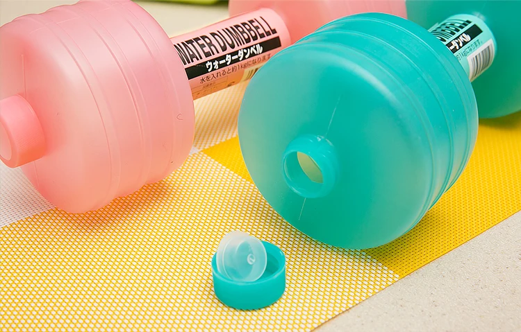 Японские импортные пластиковые оросительные водные гантели, трендовые пластиковые инъекционные гантели, упражнения для похудения, инструмент для похудения