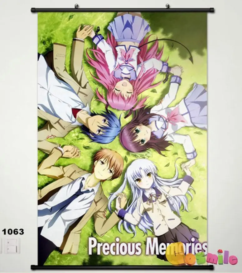 Аниме постер Angel beats Tachibana Kanade настенная прокрутка печатная картина домашний