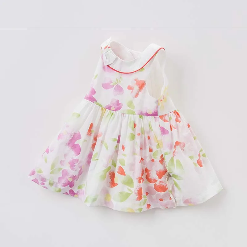 Dave bella/платье с цветочным рисунком для маленьких девочек; детская одежда принцессы; Летние вечерние костюмы на свадьбу для малышей; детское платье; DBJ7285