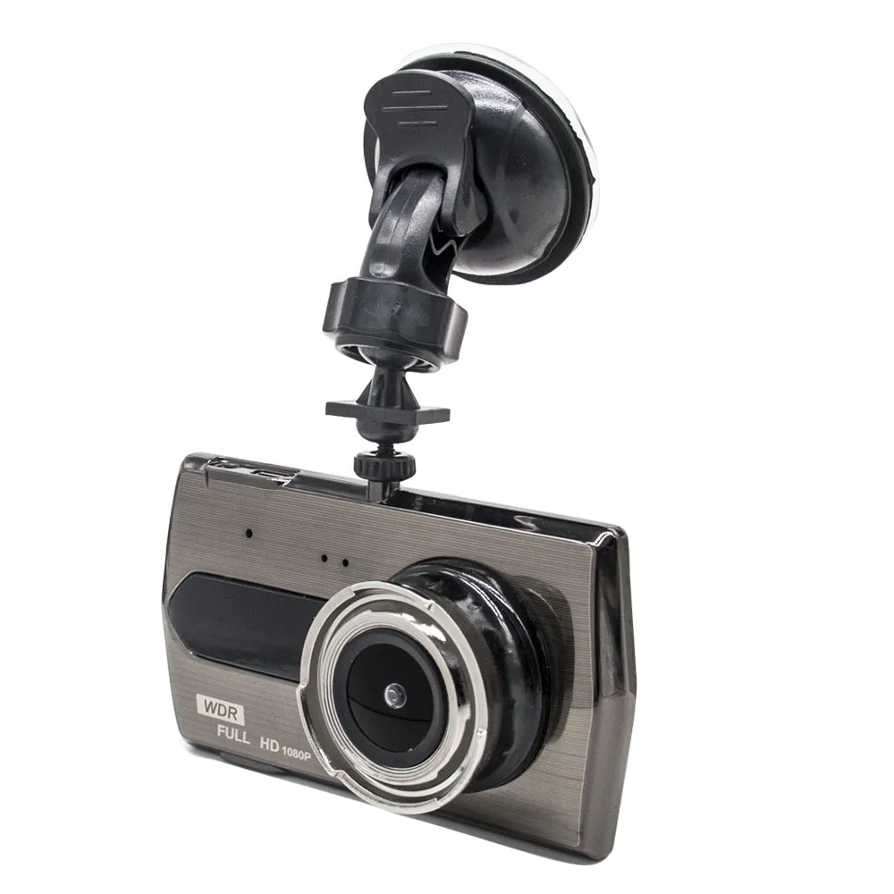 HGDO 4," ips Автомобильный видеорегистратор Камера с двумя объективами Dash Cam FHD 1080P с автоматическим регистратором заднего вида Цифровая видеокамера