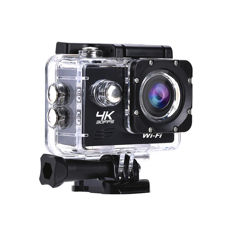 4K Sports Camera 30m Underwater Waterproof WiFi Camera 16MP Taking Pictures Digital Camera Cycling DV With 900 mAh Battery