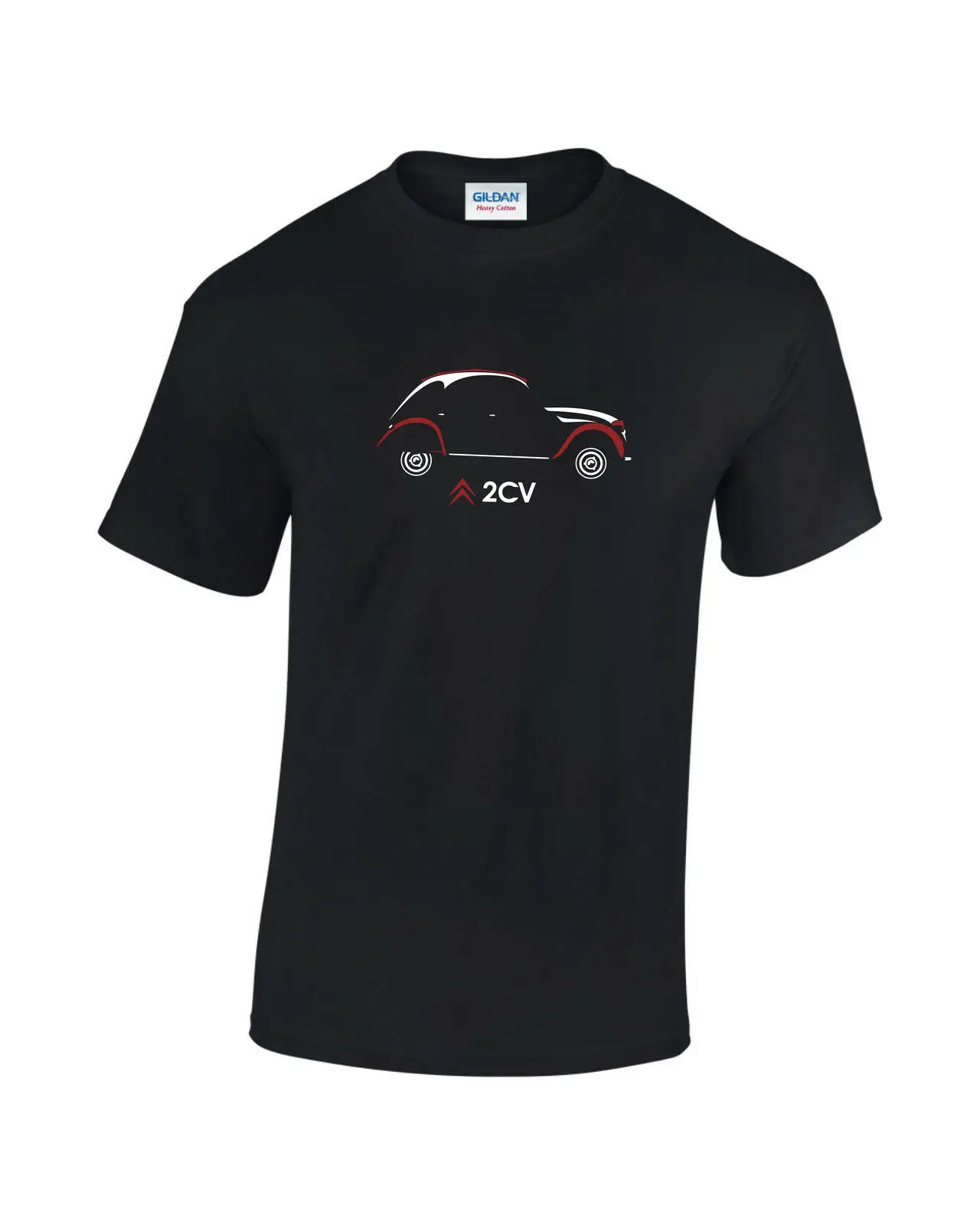 

Citroen 2CV Classic French Retro Car Mens Printed T-Shirt