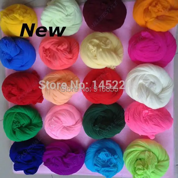 

Tensile stocking is 1.8-2m(30pcs/Lot) Multicolor Flower Nylon Stocking Material Accessory Handmade DIY Nylon Flower Stocking