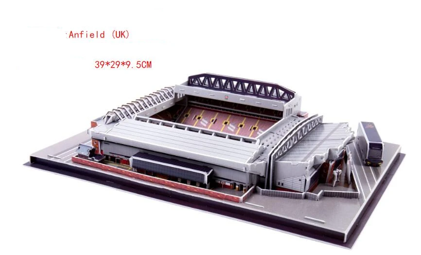 Классические бумажные головоломки Атлетико Мадрид 3D головоломки архитектурные стадионы Франция Parc des Princes футбольные стадионы модели игрушек