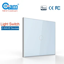 NEO Coolcam умный дом Z-Wave Plus 1CH ЕС выключатель света совместимый с Z-wave 300 серии и 500 серии домашней автоматизации