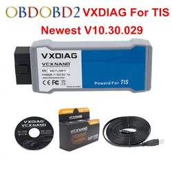 Новые VXDIAG VCX NANO для TOYOTA V10.30.029 Techstream питание для Тис совместим с SAE J2534 Fireware может быть обновлено