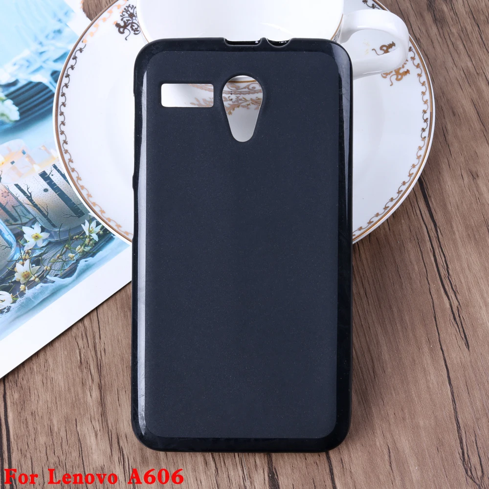 

For Lenovo A606 Case Silicone Cover Soft TPU Matte Pudding Gel Protective Phone Cases for Lenovo A606 A 606 Skin Back Cover