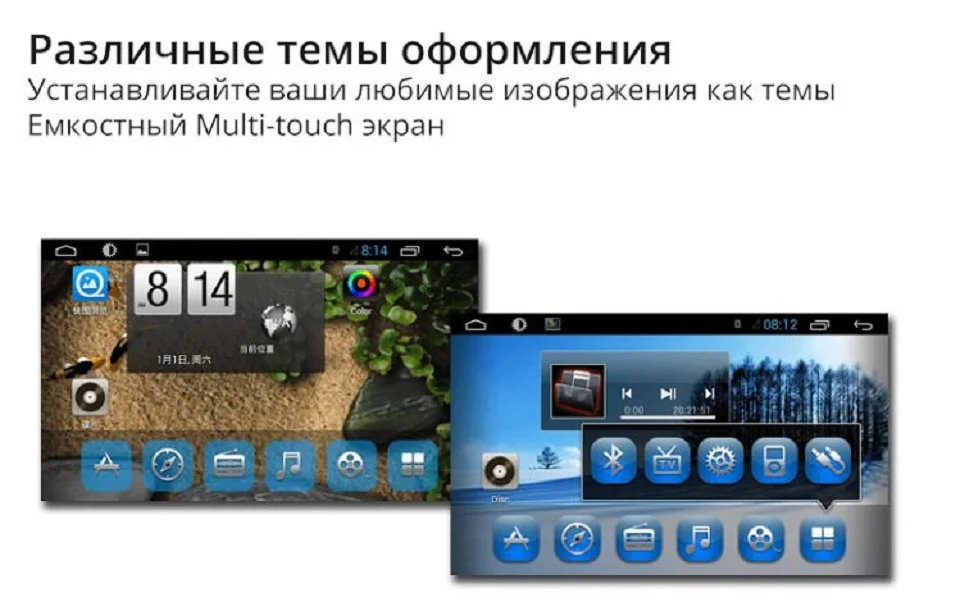 Marubox M7098, автомобильный мультимедийный плеер, 2din, Android 4,4, gps, автомобильный стерео радио Bluetooth Wifi USB без DVD автоматическая интеллектуальная система