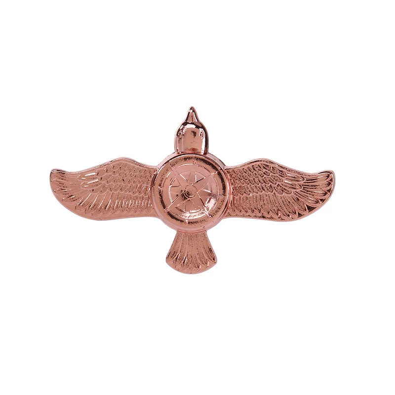 

Eagle Shape Smooth Finger Fidget Spinner Fun Quiet Spinning Hand Spinner EDC Desk Focus Toy Anti Stress ADHD Autism Tri-Spinner