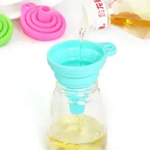 3 шт. силиконовый Funil складной трихтер наполнитель бутылок выдвижной воронки Trechte Воронка для масла гаджеты для дома аксессуары для кухни