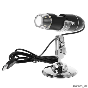 

1000X USB Digital Microscope Camera Endoscope 8LED Magnifier with Metal Stand For Windows