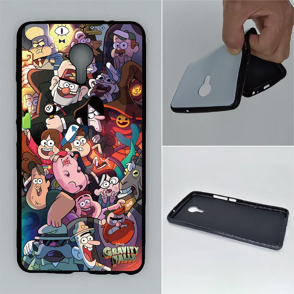 

For Meizu M3 Max MX6 MX5 Pro 6 Pro 5 M2 M3 Mini M2 M3 Note U10 Printing Cover Gravity Falls Comic Con Soft TPU Phone Cases