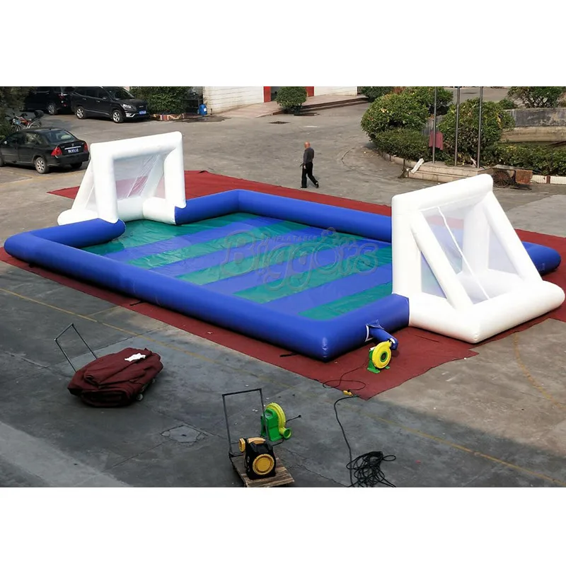 PVC Commercial Customized Size Inflatable Football Field Soapy Stadium Soccer field
