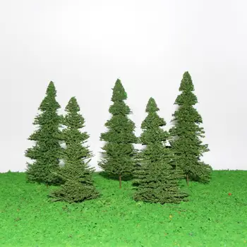 S0403 Model Train Pine Trees Railroad Scenery Layout OO HO Scale Model Railway