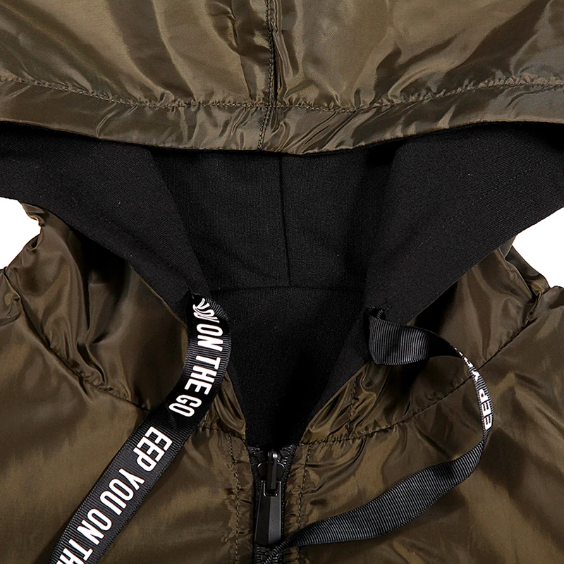 GLO-STORY Men's Hip Hop Windbreaker Double Wear Hooded Jackets Men Full Zipper Letter Casual Streetwear Jacket Coats MFY-6798 GLO-STORY Men's Hip Hop Windbreaker Double Wear Hooded Jackets Men Full Zipper Letter Casual Streetwear Jacket Coats MFY-6798