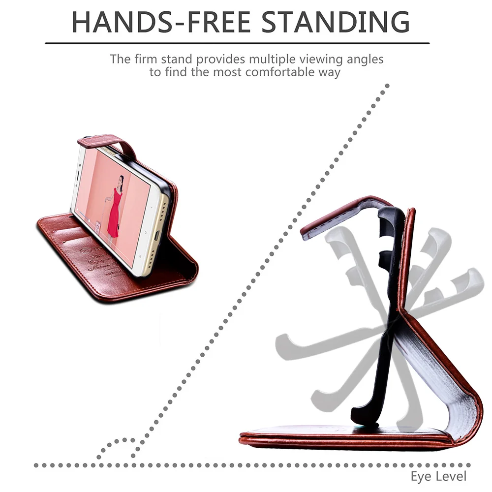 Tomkas Luxury Leather Xiaomi Redmi 4X Case Wallet PU With Holder Stand Business Flip Luxury Case For Xiaomi Redmi 4X Cover Coque (4)