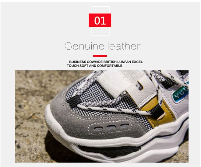 Sneakers Women Running Shoes Increasing 6CM INS Ulzza Harajuku Sneakers Cushioning Height Platform Breathable Sports Walking (3)