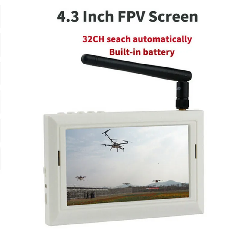 

LDARC 4.3 Inch TFT LCD Display FPV Monitor Built-in Battery For FPV Racing Drone