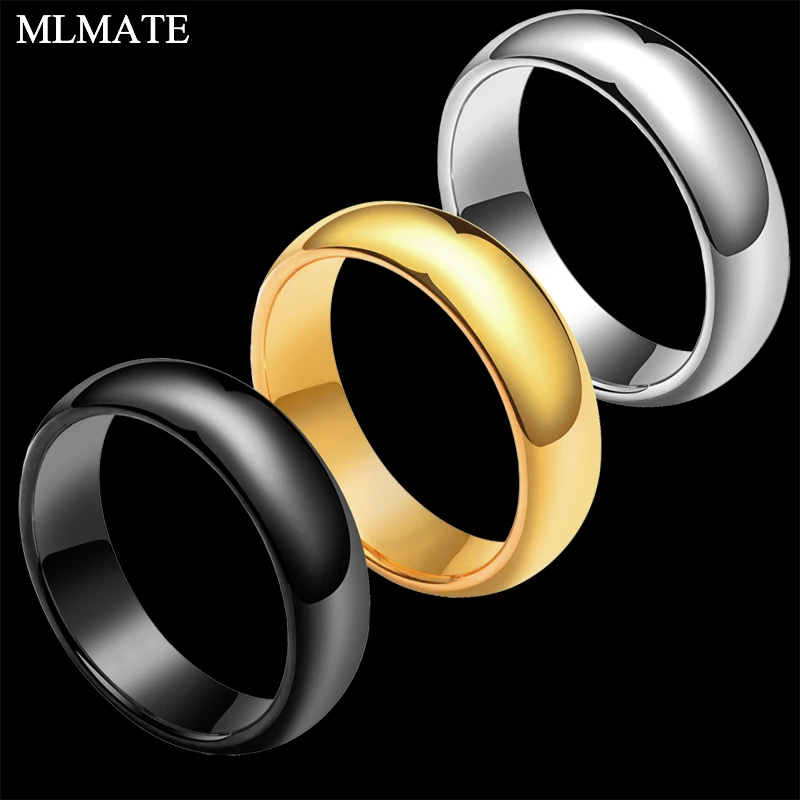 

Men's 6MM Women's 4MM Classic Tungsten Couple Ring Wedding Engagement Rings Jewelry