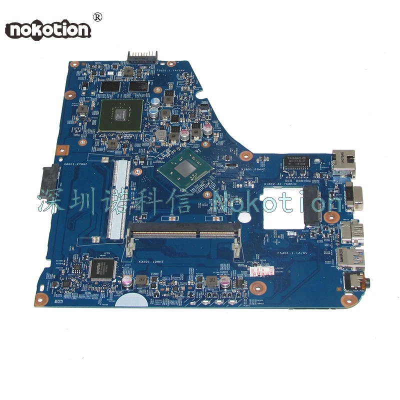 

NOKOTION EA40-BM MB 48.4OC05.01M NBMGQ11008 NB.MGQ11.008 For acer aspire E1-410G Laptop motherboard SR1W3 N2930 GeForce 820M