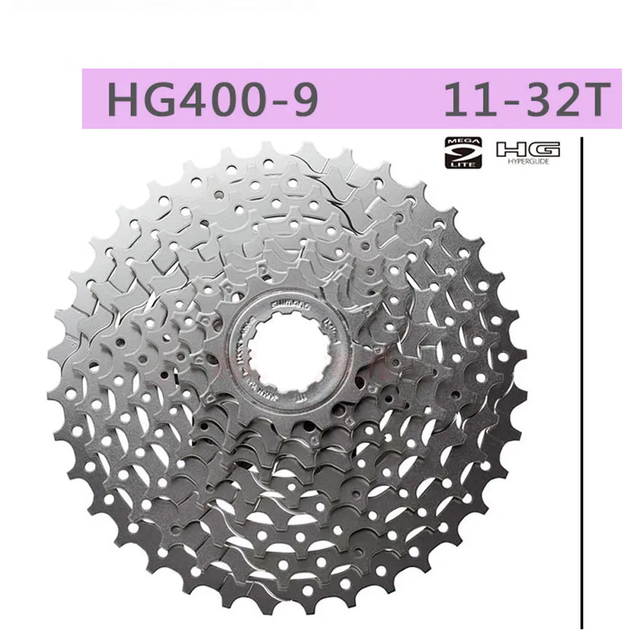 SHIMANO ALIVIO CS-HG400-9 الدراجة الجبلية MTB دراجة 9 S كاسيت Freewheel 9/27 سرعات حذافة 11-32 T/34 T دراجة أجزاء والعتاد SHIMANO ALIVIO CS-HG400-9 الدراجة الجبلية MTB دراجة 9 S كاسيت Freewheel 9/27 سرعات حذافة 11-32 T/34 T دراجة أجزاء والعتاد
