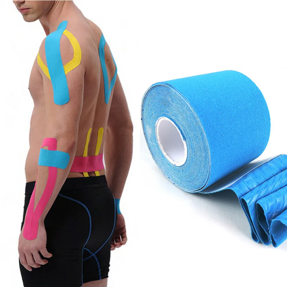 1 Roll Kinesiology Sports Tape Muscles Care Elastic Physio Therapeutic