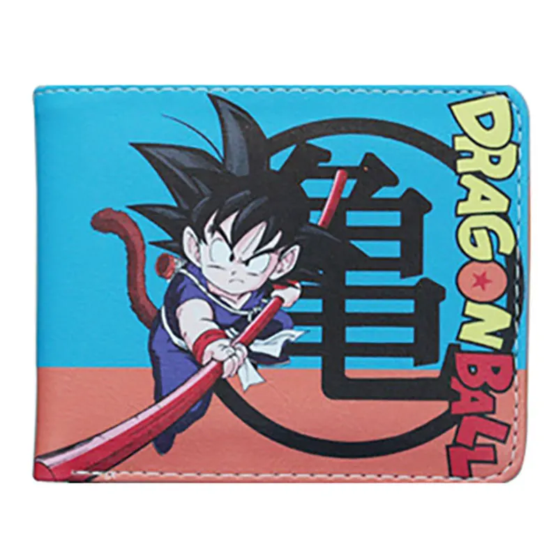 Горячая новинка аниме-кошелек мультфильм Dragon Ball кошельки carteira анимация держатель карты сумки подарок для мужчин дети кожаный короткий кошелек - Цвет: N