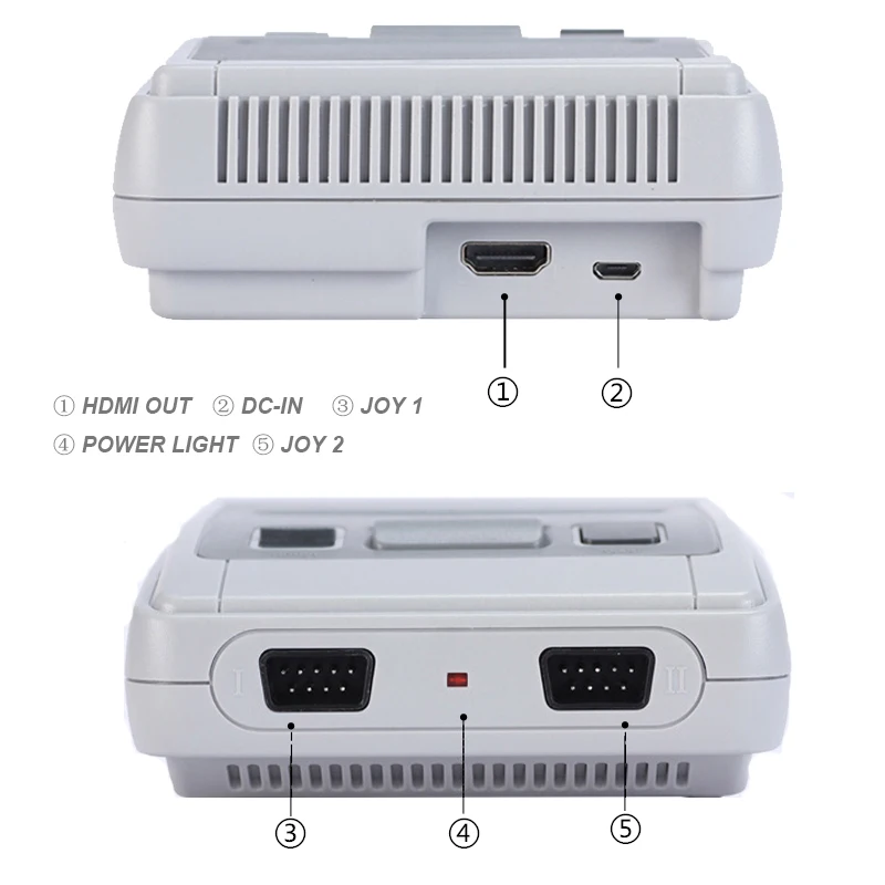 Портативная ретро-игровая консоль с поддержкой HDMI Putout tv, игровой плеер для NES, встроенные 621 классические детские игры с геймпадами