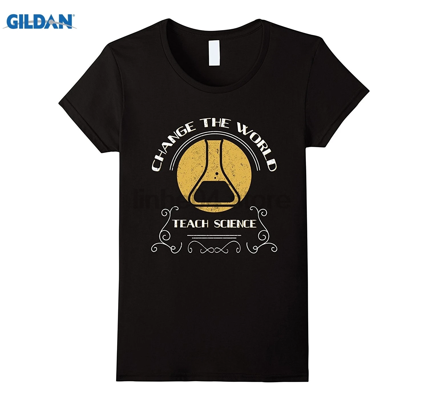 

GILDAN Change world teach science teacher t shirt appreciation gift