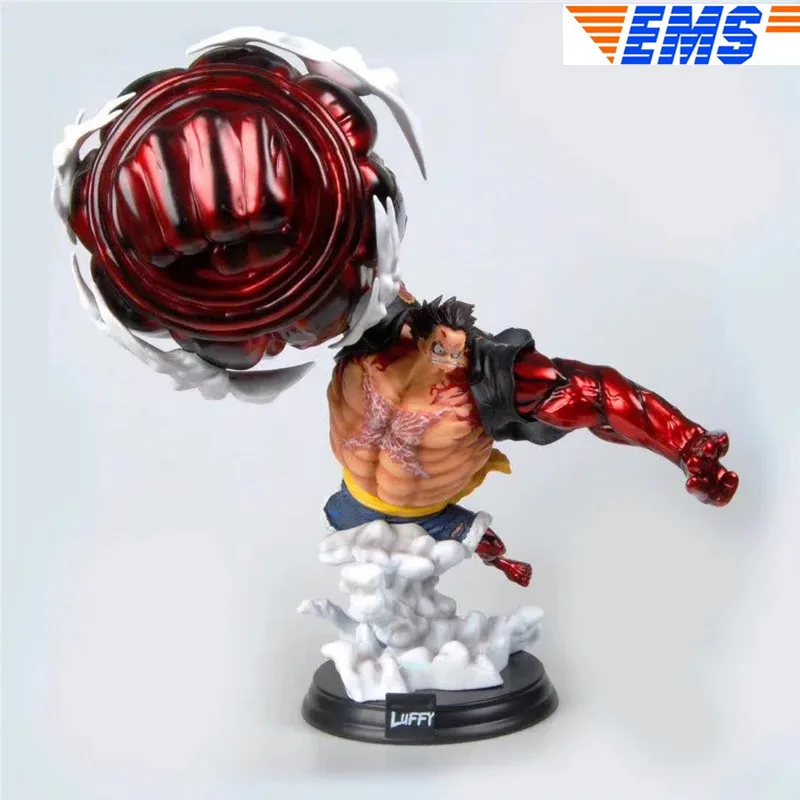 

15" ONE PIECE Gear Fourth Monkey D. Luffy The Straw Hat Pirates Roronoa Zoro Resin Action Collectible Model Toy BOX 39CM Z2084