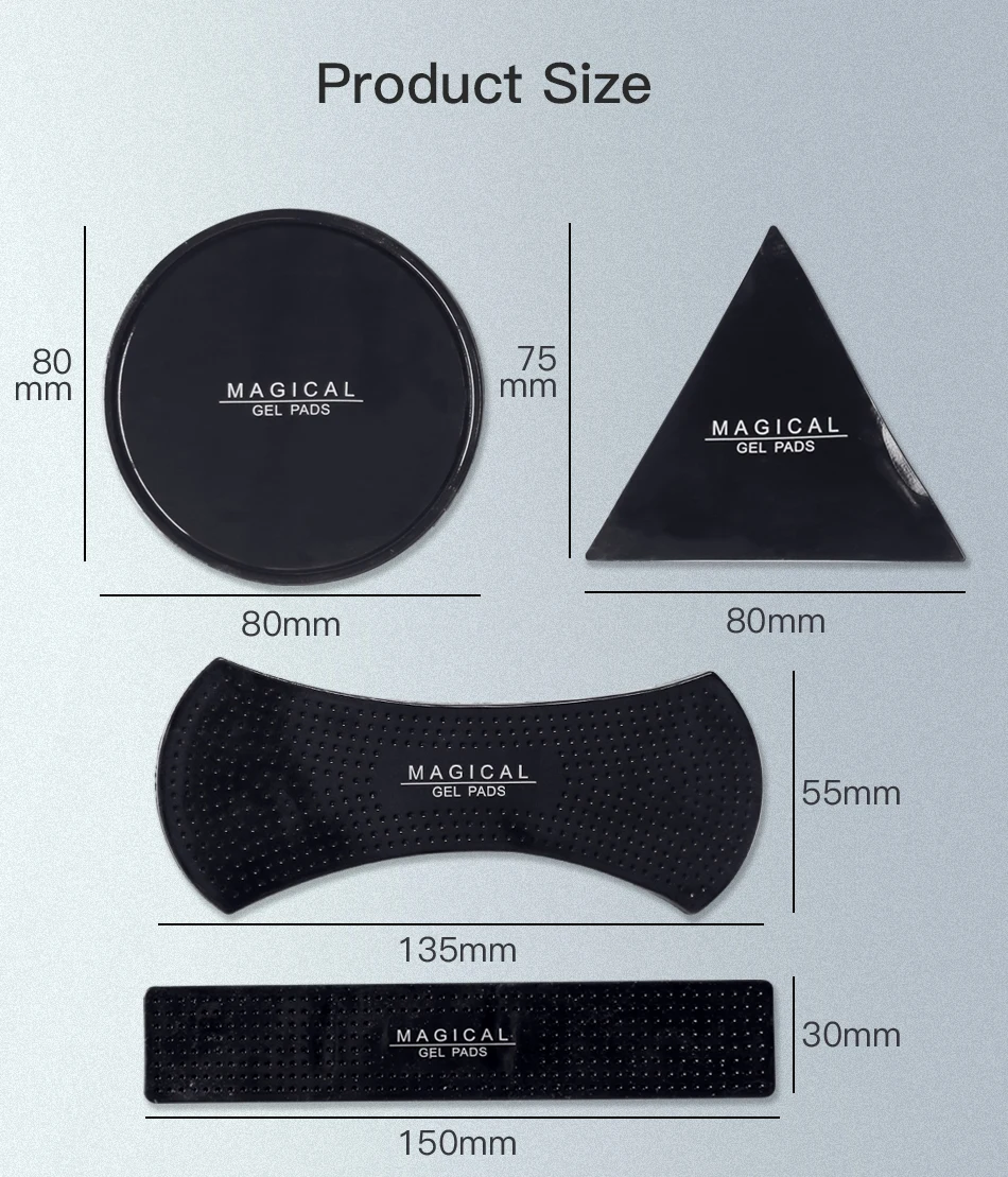 !ACCEZZ Washable Magic Pad Car Phone Holder Universal Sticker Multi-Function Mobile Phone Stand For iPhone ipad Flexible Gel Pad (2)