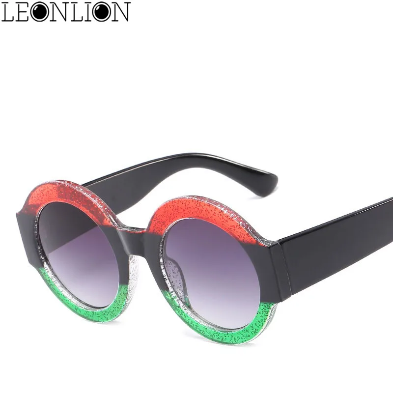 Солнечные очки LeonLion в винтажном стиле UV400 женские круглые поляризационные