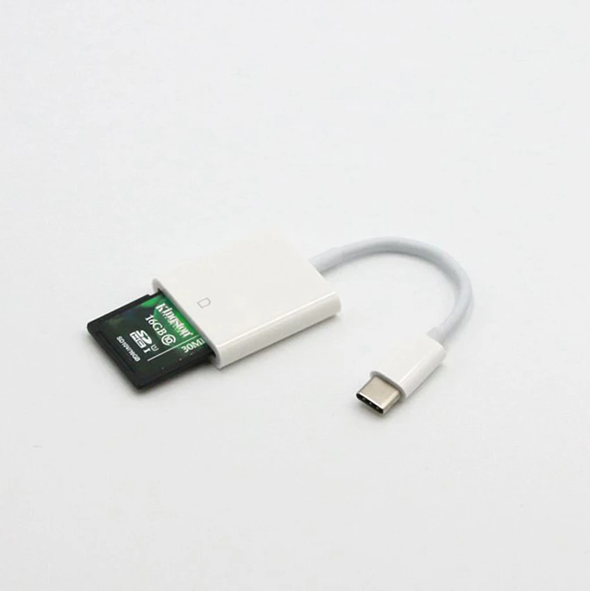 USB 3.1 Тип C до SD Card Reader OTG кабель для Macbook Samsung LG Android Phone Tablet Высокое качество