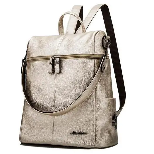 

Genuine leather bag Toposhine New Korean Backpacks Fashion Pattern Backpack School Bags women Casual style