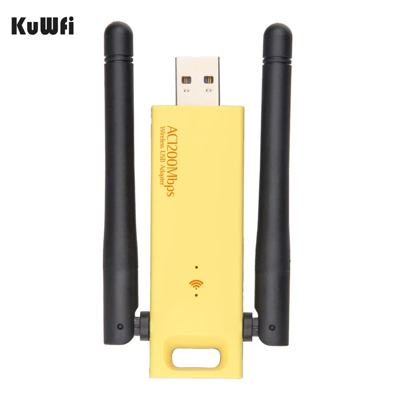 KuWFi беспроводной USB Wifi адаптер 1200 мбит/с двухдиапазонный 2 4G & 5G донгл сетевая карта