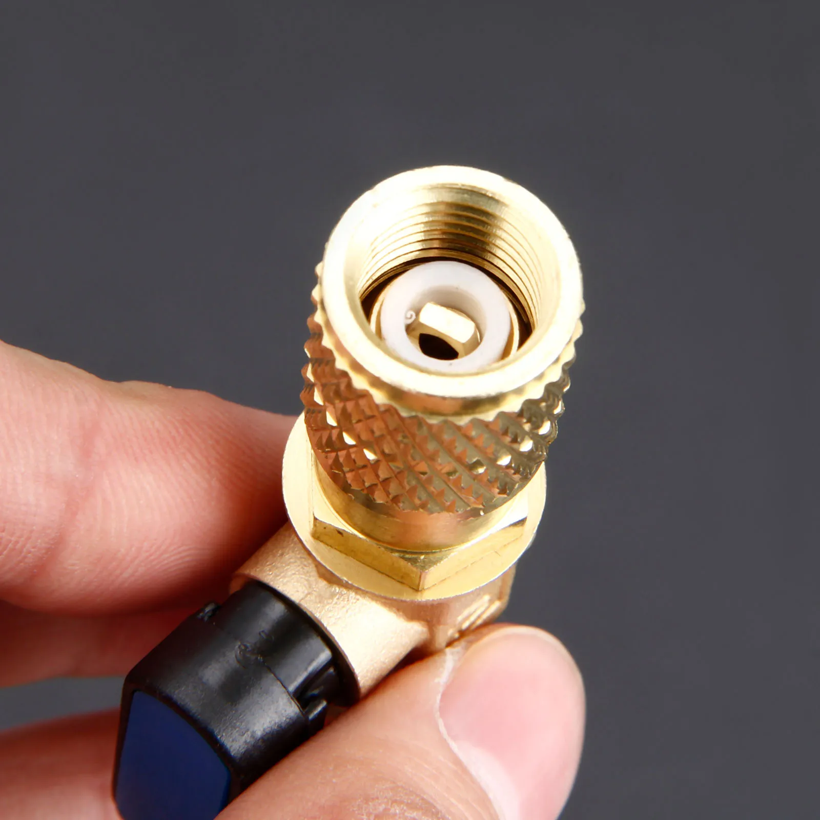 Sfera Dritto Durevole Auto Ottone Hardware Strumenti Di Raffreddamento Accessori Aria Condizionata SAE Refrigerante Portatile Di Ricarica Tubi
